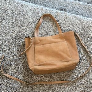 Lucky Brand Tan Handbag with Removable Shoulder Strap